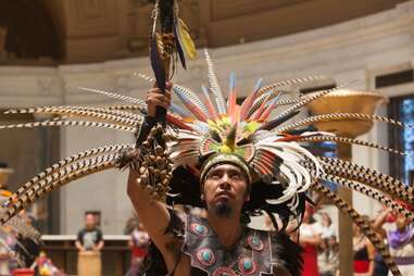 Cetiliztli Nauhcampa performance at National Museum of the American Indian