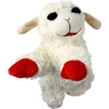For dogs who love to hop on a trend: Multipet Lamb Chop Plush Dog Toy