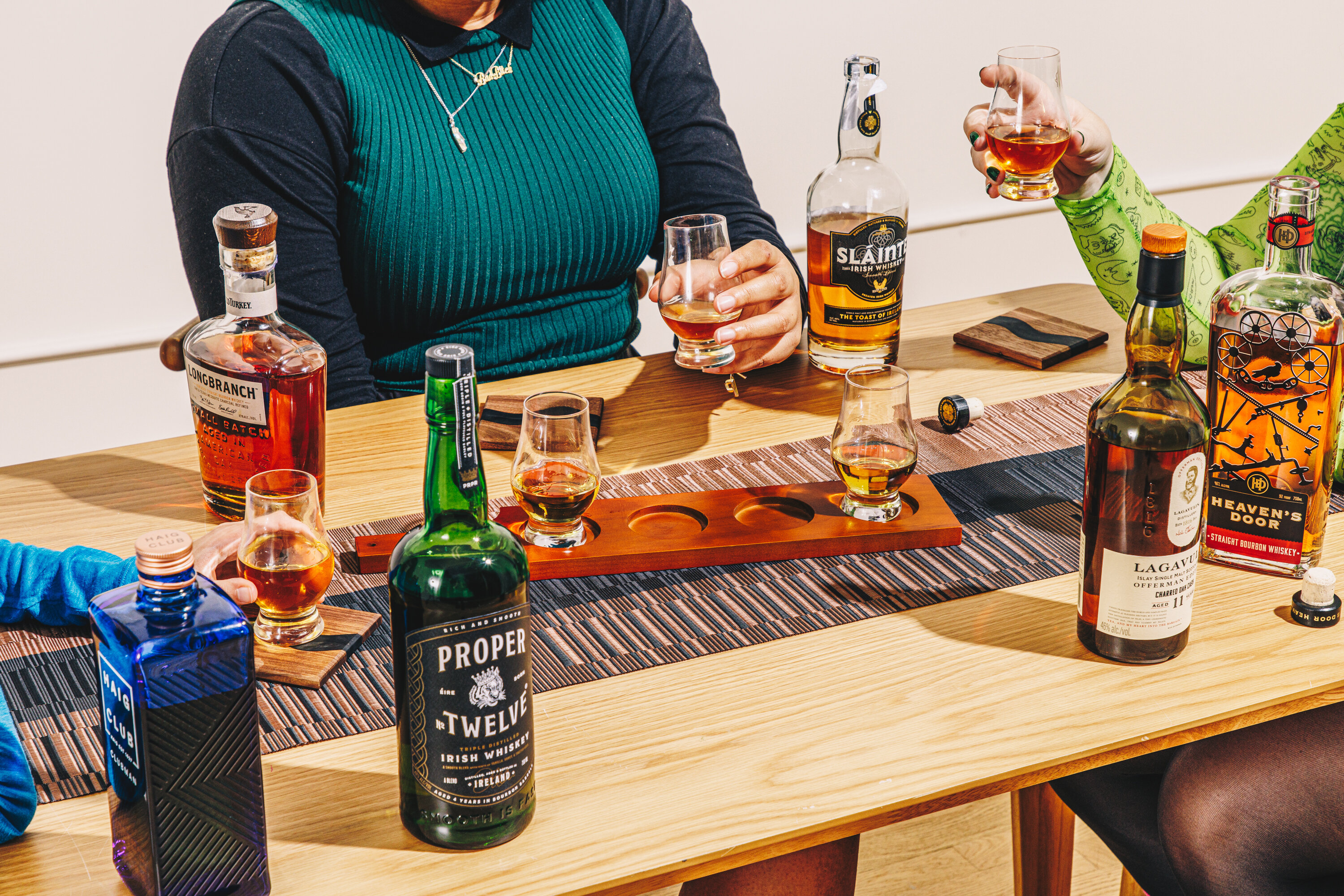 celebrity-owned whiskey roundtable tasting 
