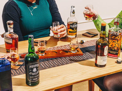 celebrity-owned whiskey roundtable tasting