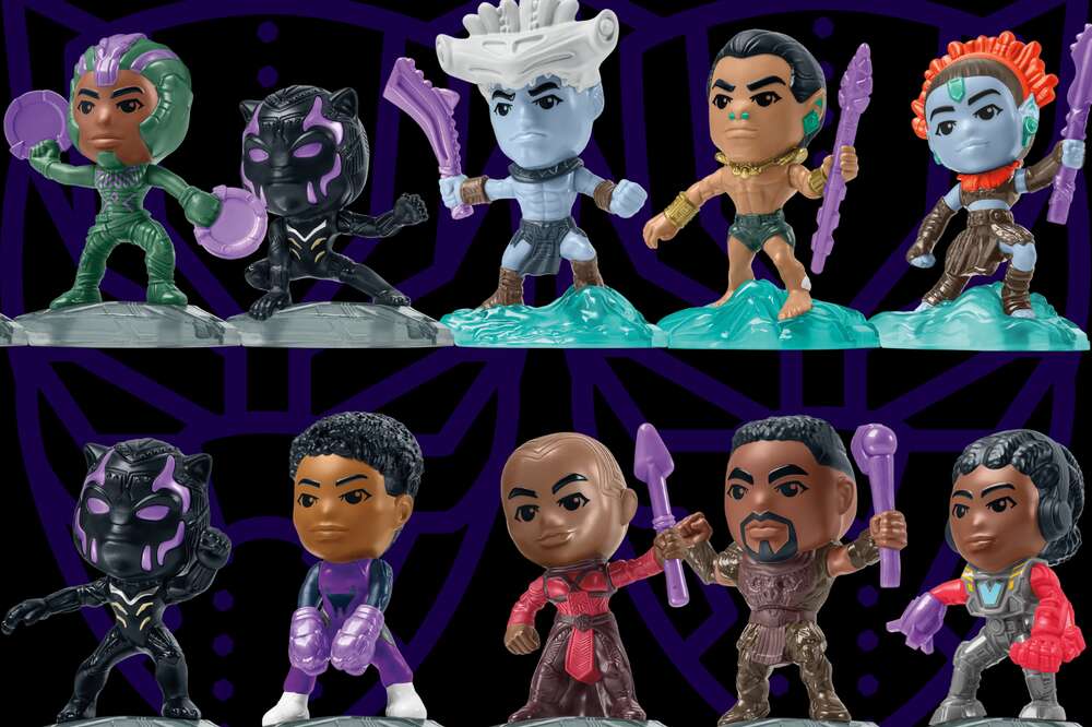 Mcdonalds black panther deals toys