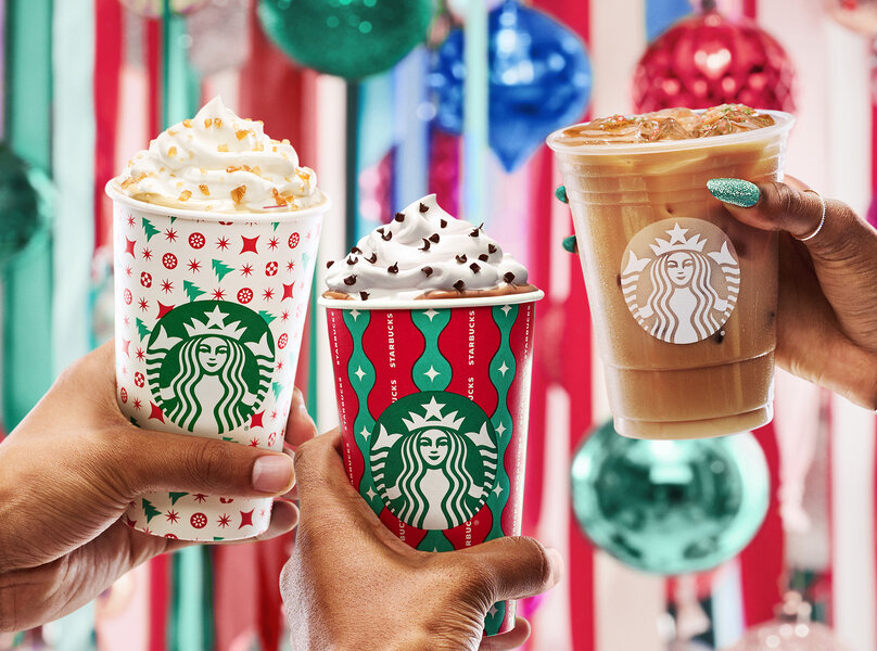 Celebrating 25 years of Starbucks (mostly) red holiday cups