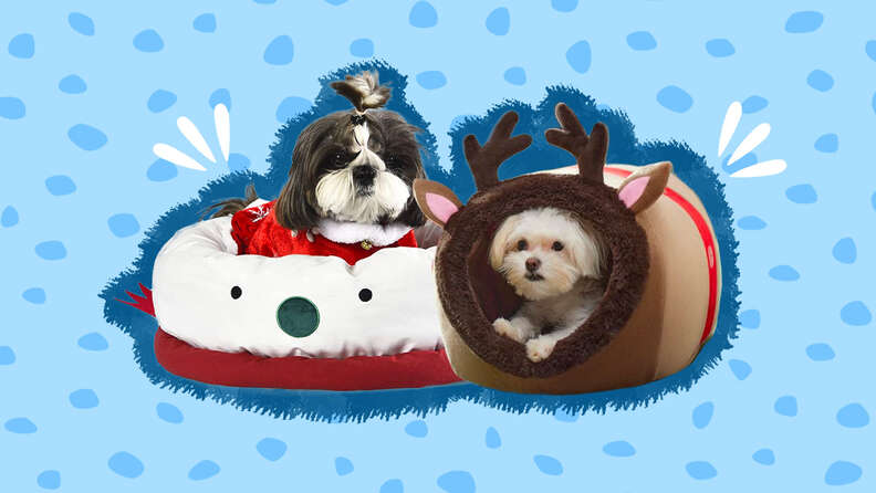 Christmas dog outlet bed