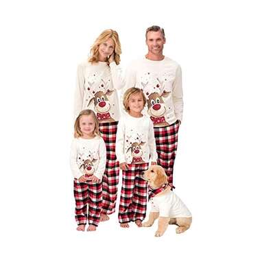 An adorable reindeer set: WephuPSho Family Christmas Pj’s
