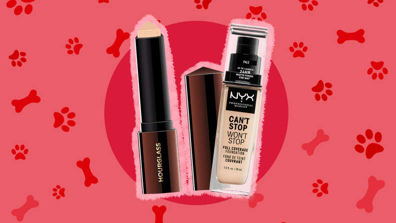 Water-resistant, smudge-proof, high-coverage concealer