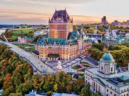 aerial view of montreal