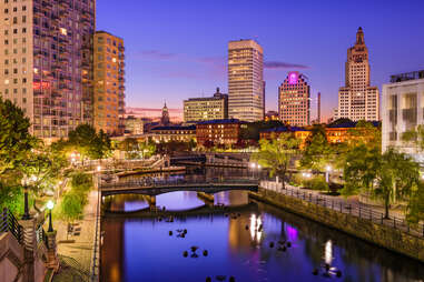 downtown providence, rhode island skyline