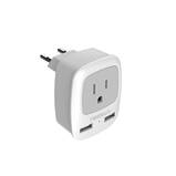 Tessan European Travel Plug Adapter