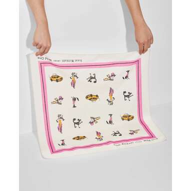 For pups with designer taste: Isaac Mizrahi Loves Wild One Bandana,