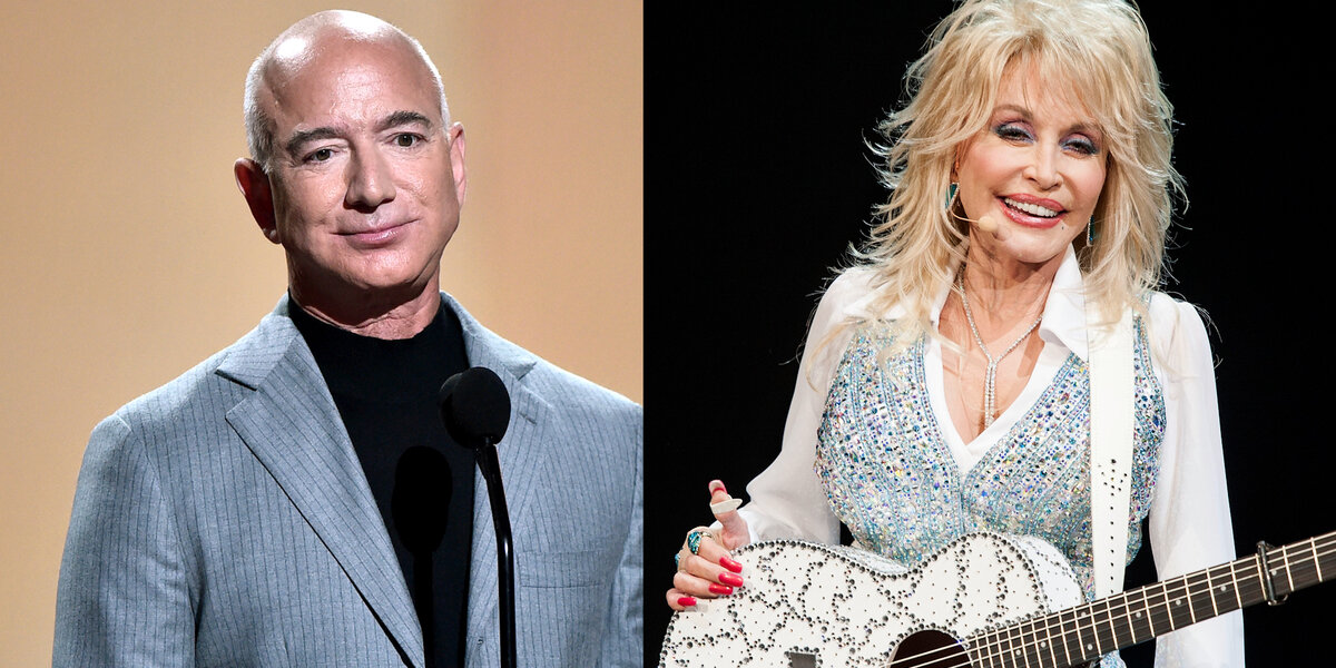 Dolly Parton receives $100 million award from Jeff Bezos