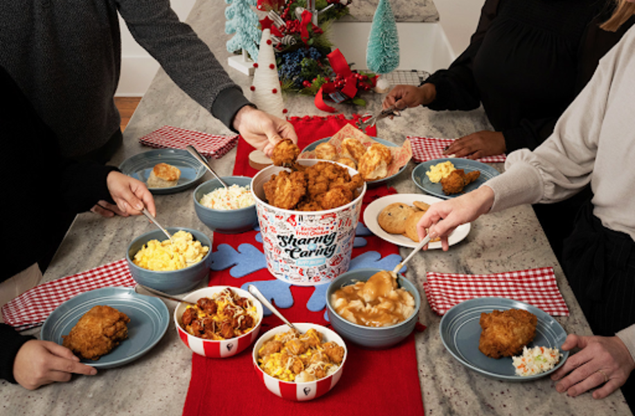 Kfc Is Bringing Back Holiday Themed Buckets And A Few Fresh Deals Thrillist