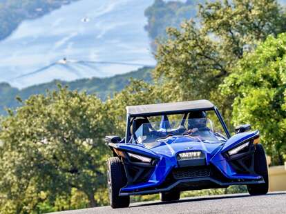 slingshot on the road