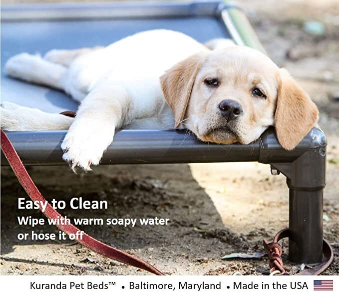 Kuranda Elevated Dog Bed -Heavy Duty Vinyl Fabric