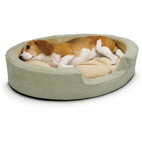 K&H Pet Products Thermo-Snuggly Sleeper Bolster Pet Bed