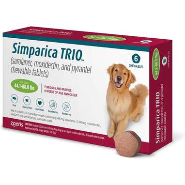 Simparica Trio Chewable Tablet for Dogs