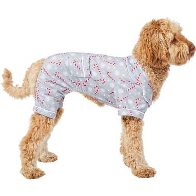 As sweet as a candy cane: Wagatude Candy Cane Dog Pajamas