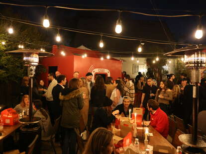 The crowd at Chain