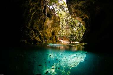 Belize cave