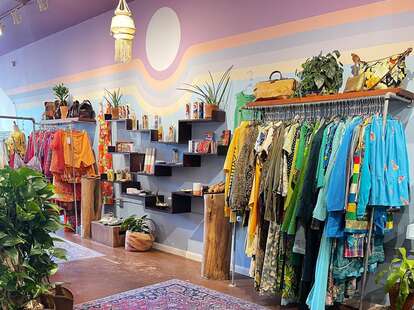 Clothes Racks at Charm School Vintage