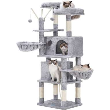 Invest in a mega-mansion: Hey-brother 65.3-inch Cat Tree