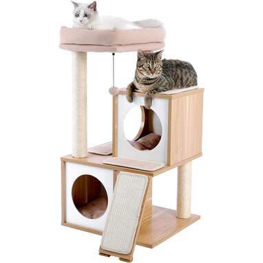 Something to match your clean aesthetic: PAWZ Road 34-inch Cat Tree