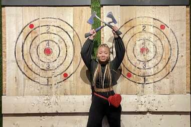 Kick Axe Throwing