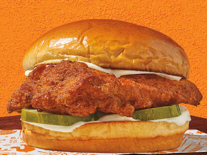 free popeyes chicken sandwich