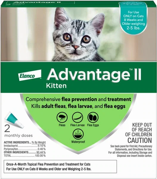 Advantage II Flea Spot Treatment for Kittens