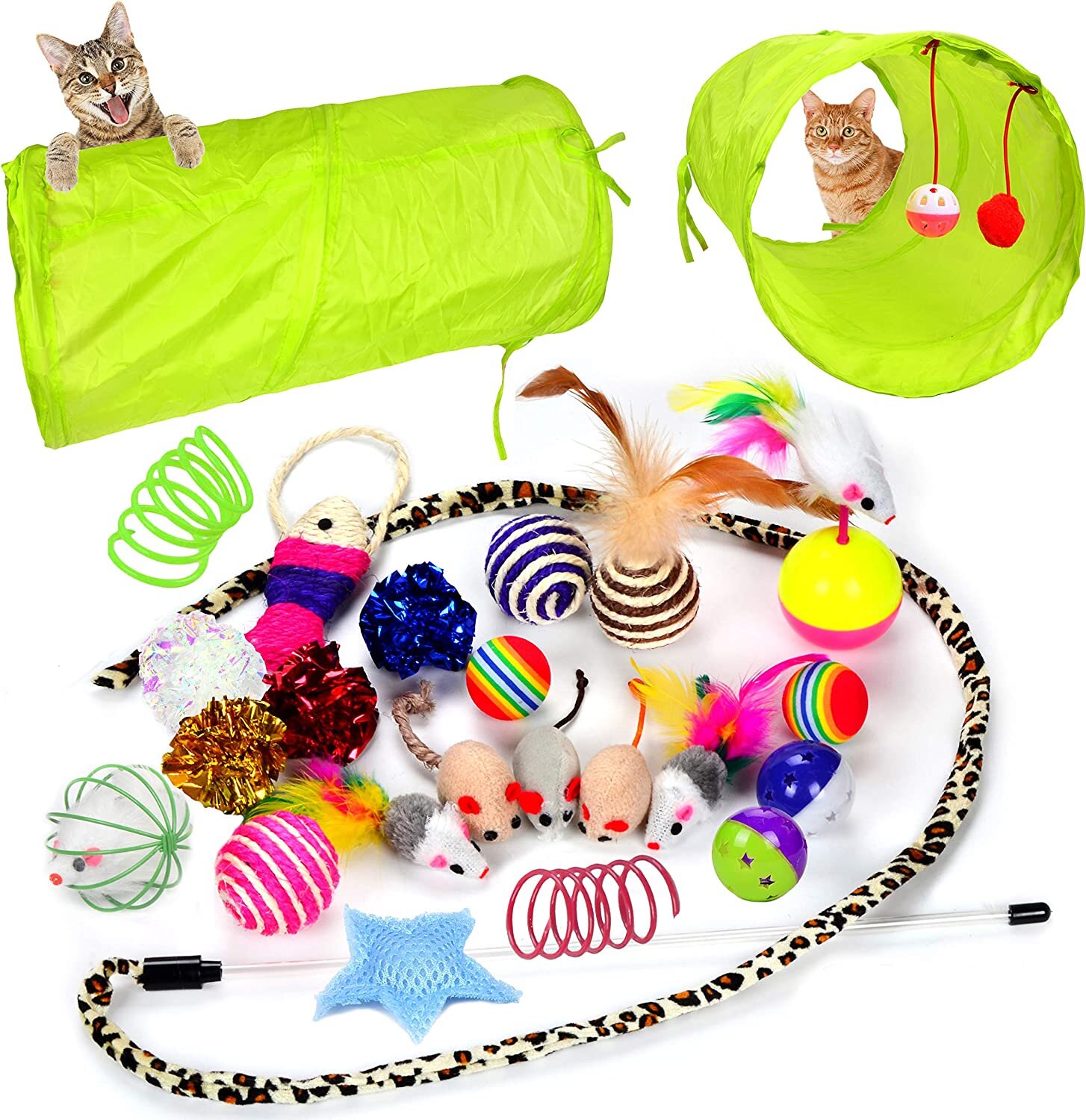 Youngever 24 Cat Toys Kitten Toys Assortments