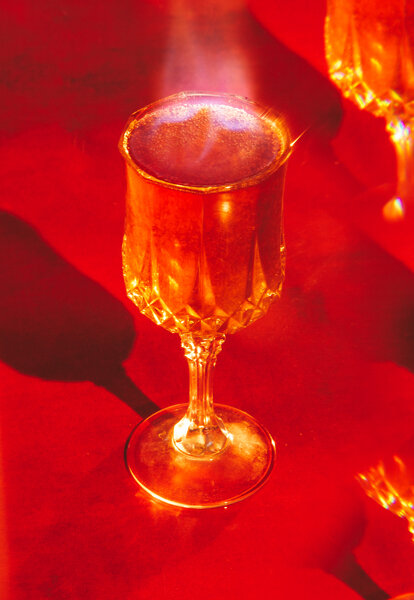 flaming goblet of fire cocktail