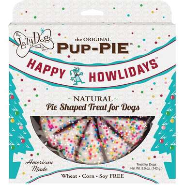 Your dog can have his cake and eat it, too: The Lazy Dog Cookie Co. Happy Howlidays Pup-PIE Dog Treat