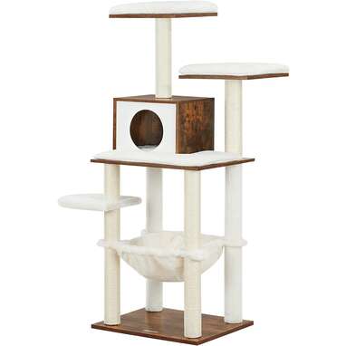 Feandrea 54.3-Inch Modern Cat Tower for Indoor Cats