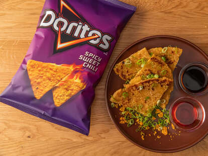 How to Make Doritos Scallion Pancakes - Thrillist