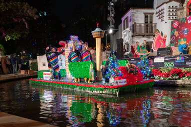 Ford Holiday River Parade and River Lighting Ceremony at San Antonio River Walk