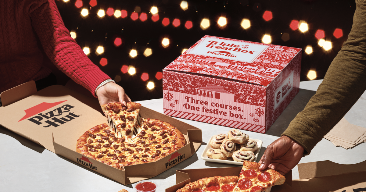 Seasonal Tiered Pizza Boxes : Triple Treat Box