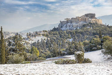 greece winter