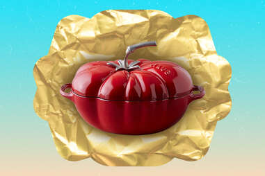 staub tomato-shaped cocotte