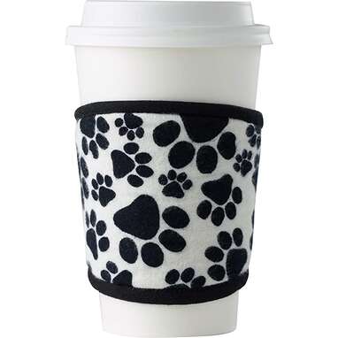 Perfect for the coffee drinker: Cup sleeve 