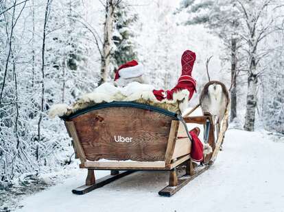 Uber Introduces 'Uber Sleigh' with Free Reindeer Rides in Finland ...