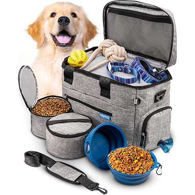 For that upcoming vacation: LUCKY TAIL Dog Travel Bag Set