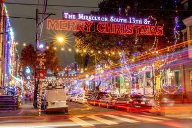 The Miracle on South 13th Street Holiday Light Display