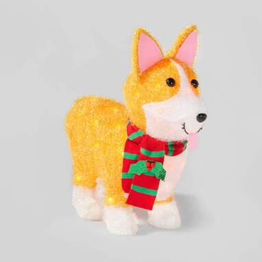 For corgi lovers: Wondershop Christmas Incandescent Tinsel Corgi with Lights