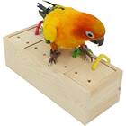 YINGGE Wooden Bird Foraging Feeder Toy