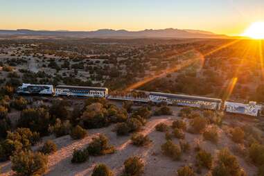 Sky Railway at sunset