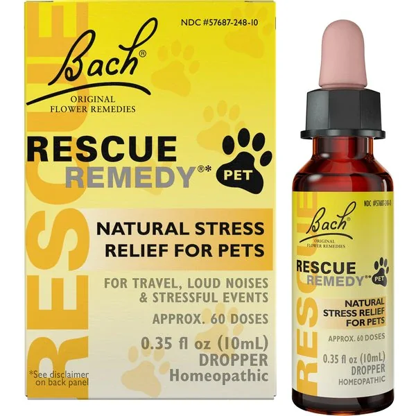 Bach Rescue Remedy Stress Relief Pet Supplement