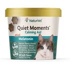 NaturVet Quiet Moments Calming Aid Cat Supplement Plus Melatonin