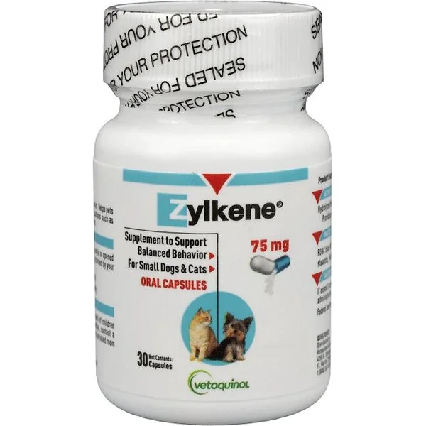 Vetoquinol Zylkene Calming Supplement Capsules