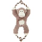 FRISCO Plush with Rope Squeaking Monkey Dog Toy