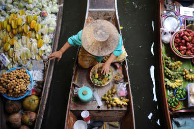 thailand floating market