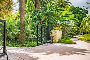Entrance to Miami Beach Botanical Garden